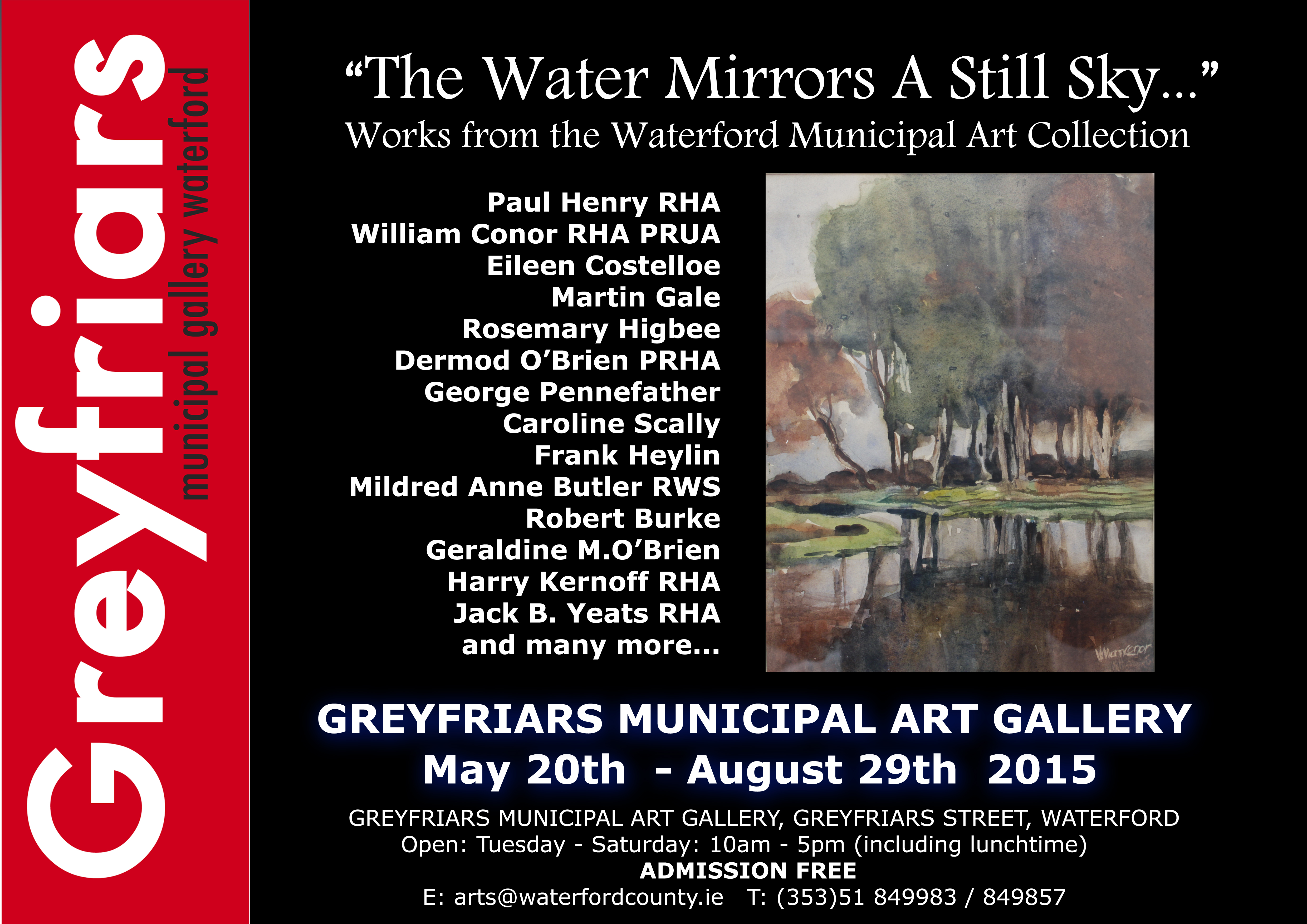 THE WATER MIRRORS A STILL SKY….