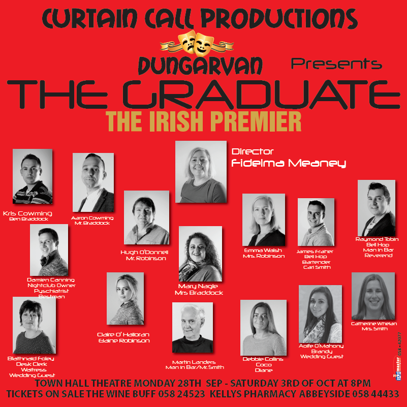 IRISH PREMIERE OF THE GRADUATE IN DUNGARVAN!