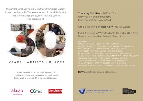 30 YEARS ARTISTS PLACES