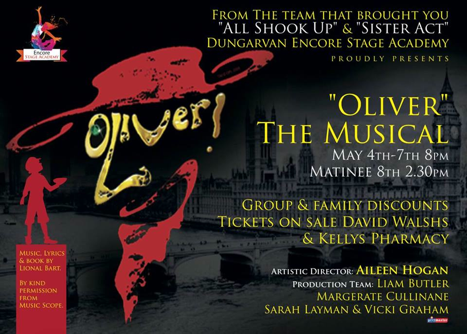 OLIVER THE MUSICAL IN DUNGARVAN!
