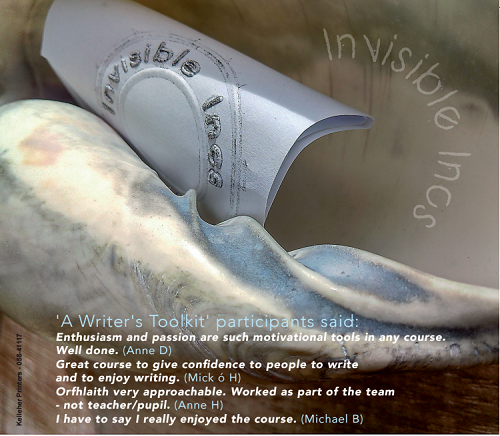 INVISIBLE INCS ‘JUST WRITE’ WORKSHOP