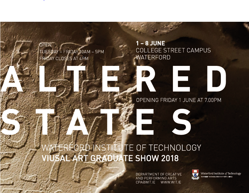 WIT VISUAL ART GRADUATE SHOW 2018