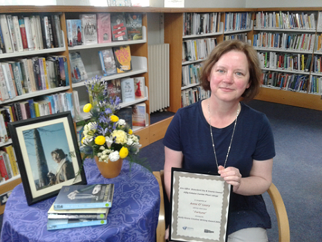 ANNE O’LEARY WINS MOLLY KEANE CREATIVE WRITING AWARD 2018