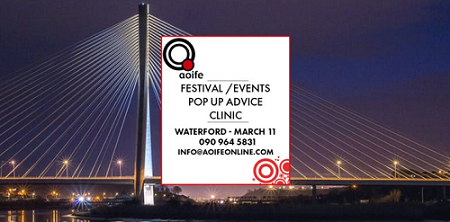 WATERFORD FESTIVAL & EVENTS POP UP ADVICE CLINIC – TODAY IN DUNGARVAN, LISMORE AND WATERFORD