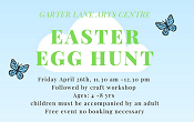EASTER EGG HUNT @ GARTER LANE ARTS CENTRE