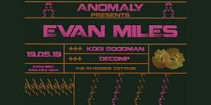 MUSIC – ANOMALY AT THE RIVERSIDE COTTAGE