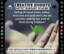 LAST CHANCE – CREATIVE SHOOTS: BURSARY FOR WATERFORD VISUAL ARTISTS, WRITERS, MUSICIANS AND PERFORMERS