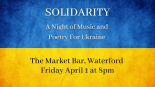 SOLIDARITY – A NIGHT OF MUSIC AND POETRY FOR UKRAINE