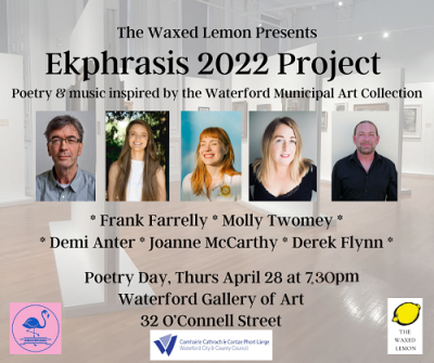 28th-29th APRIL: POETRY DAY EVENTS IN WATERFORD 2022