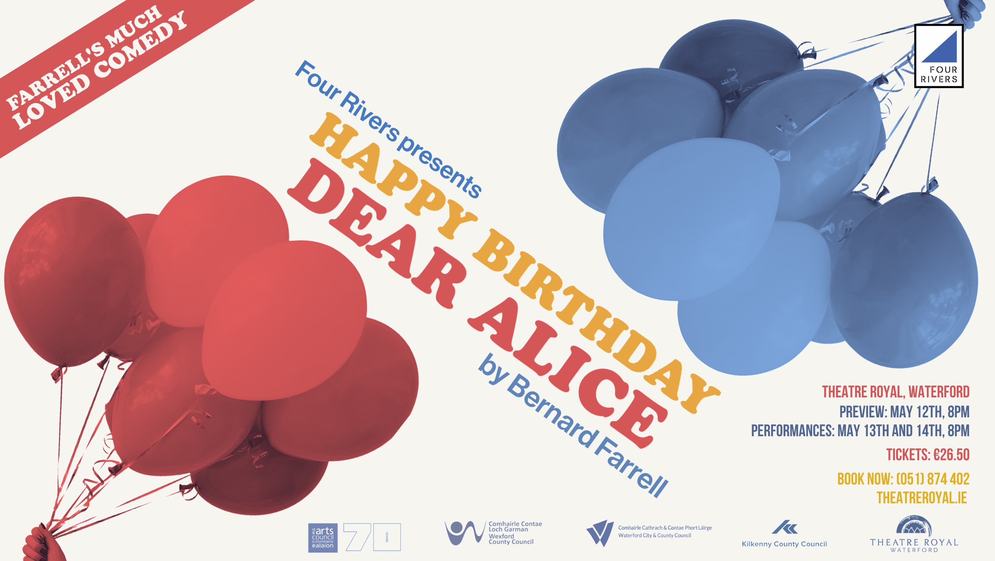 HAPPY BIRTHDAY DEAR ALICE | AT THE THEATRE ROYAL | FROM THE 12-14TH MAY