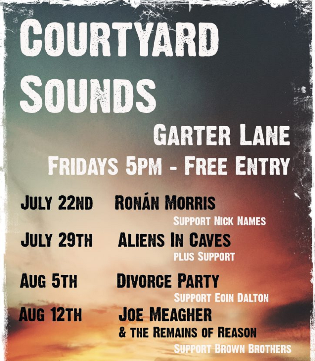COURTYARD SOUNDS FRIDAYS AT GARTER LANE