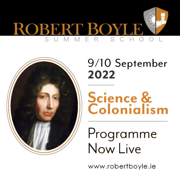 THE ROBERT BOYLE SUMMER SCHOOL 2022