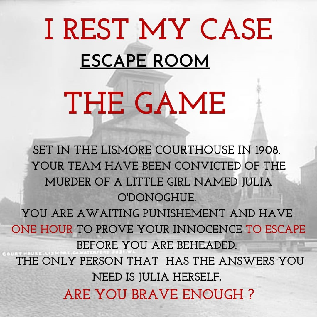 LISMORE HERITAGE HALLOWEEN PRESENTS – I REST MY CASE