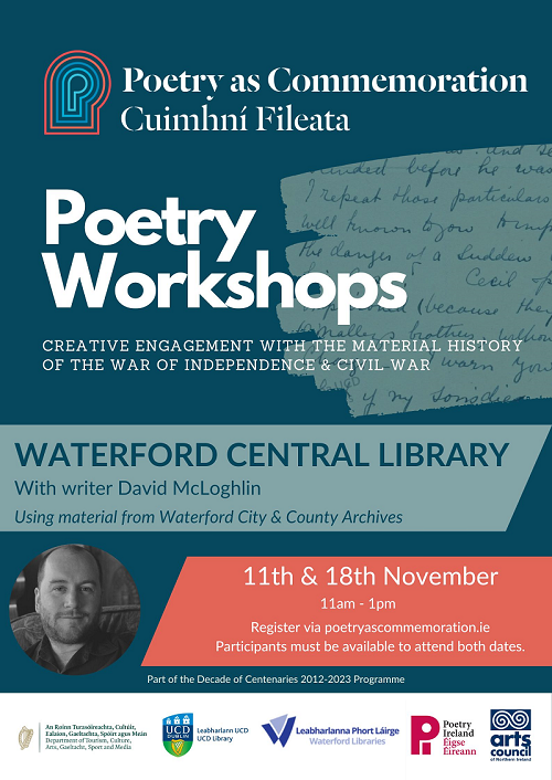 POETRY AS COMMEMORATION WORKSHOPS