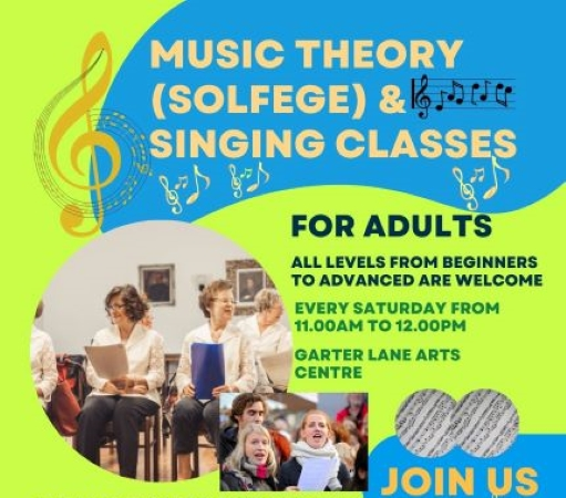 ADULT MUSIC CLASSES: MUSIC THEORY (SOLFEGE) & SINGING CLASSES