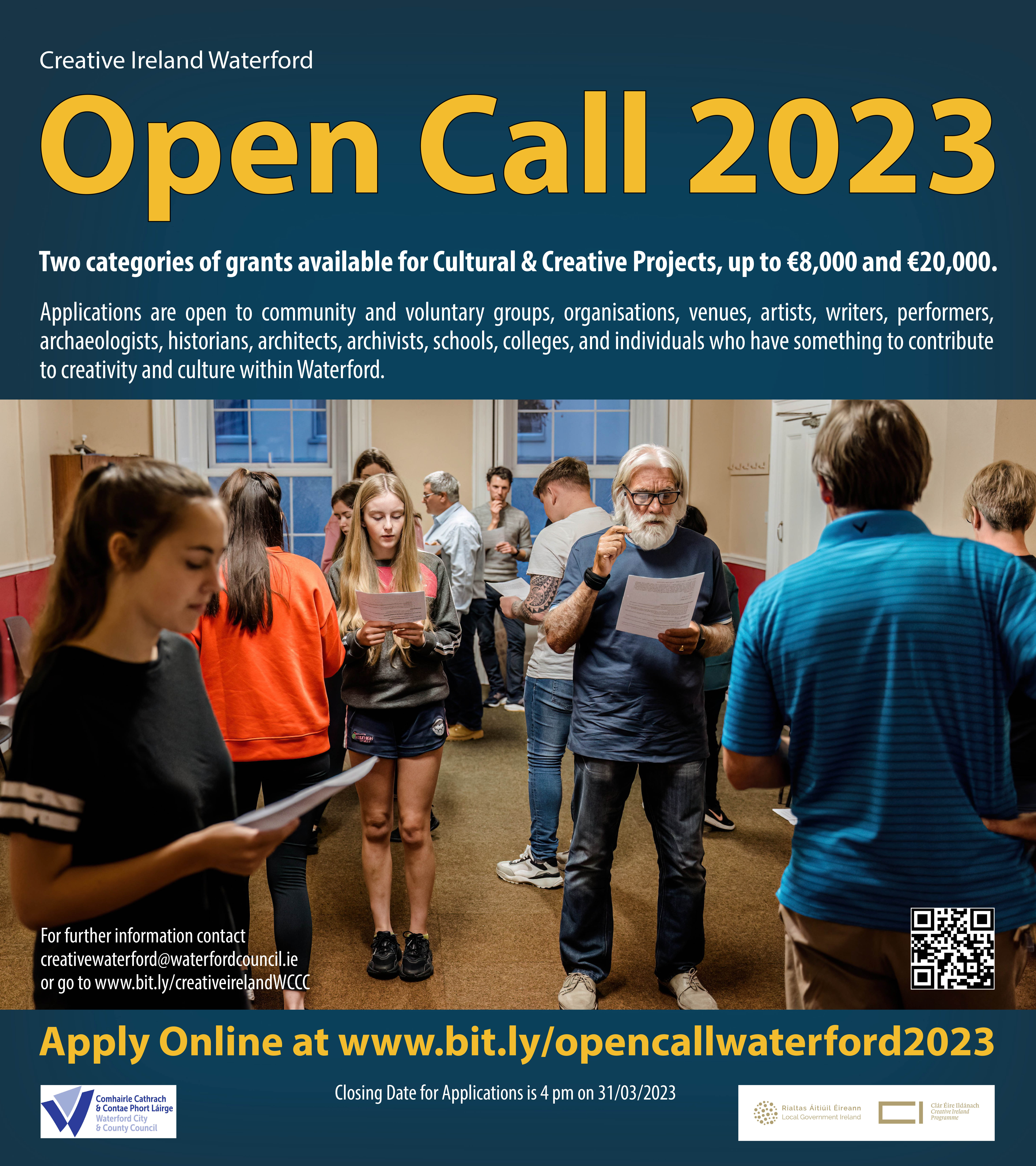 CREATIVE WATERFORD OPEN CALL 2023