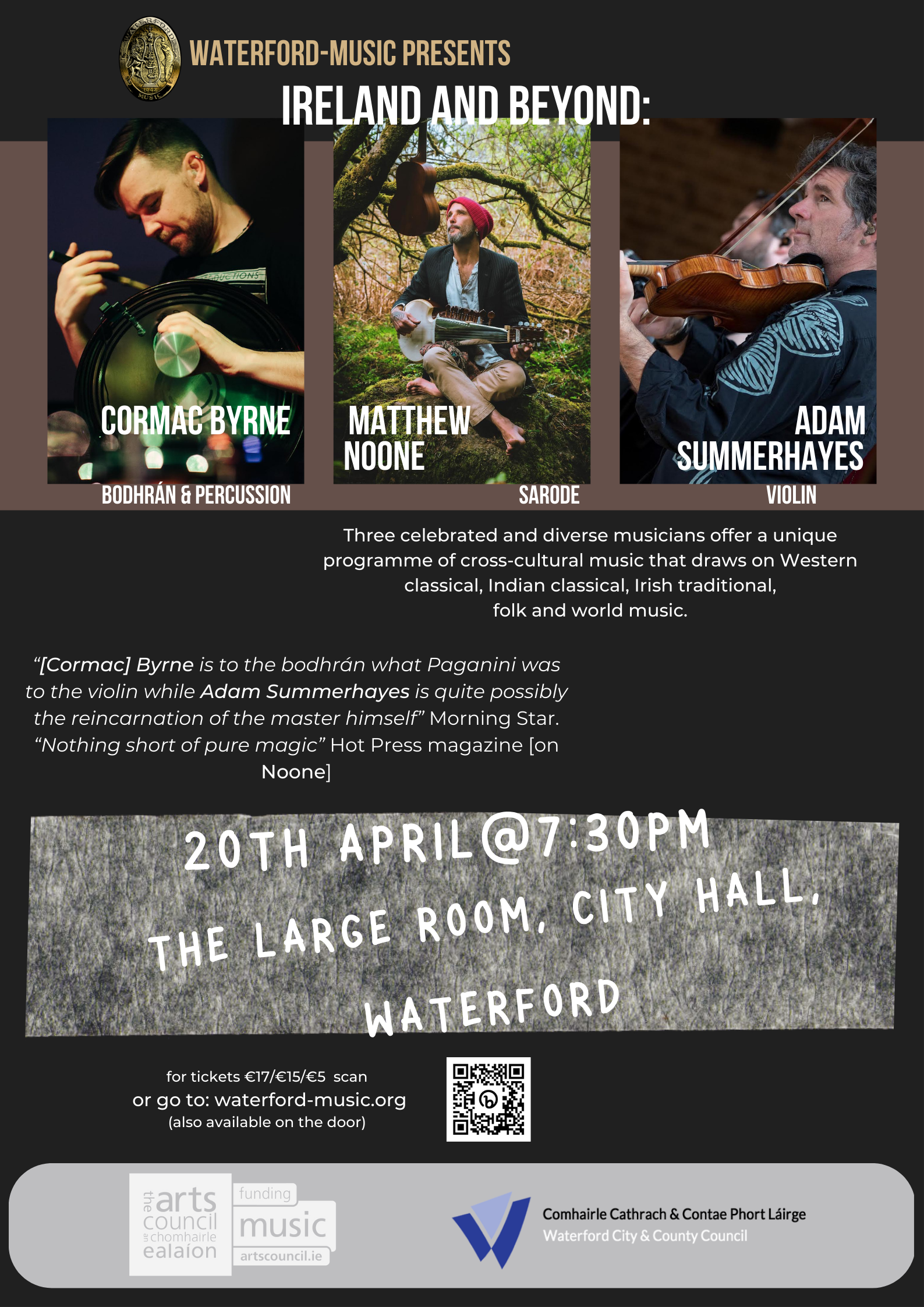 WATERFORD-MUSIC PRESENT: IRELAND AND BEYOND