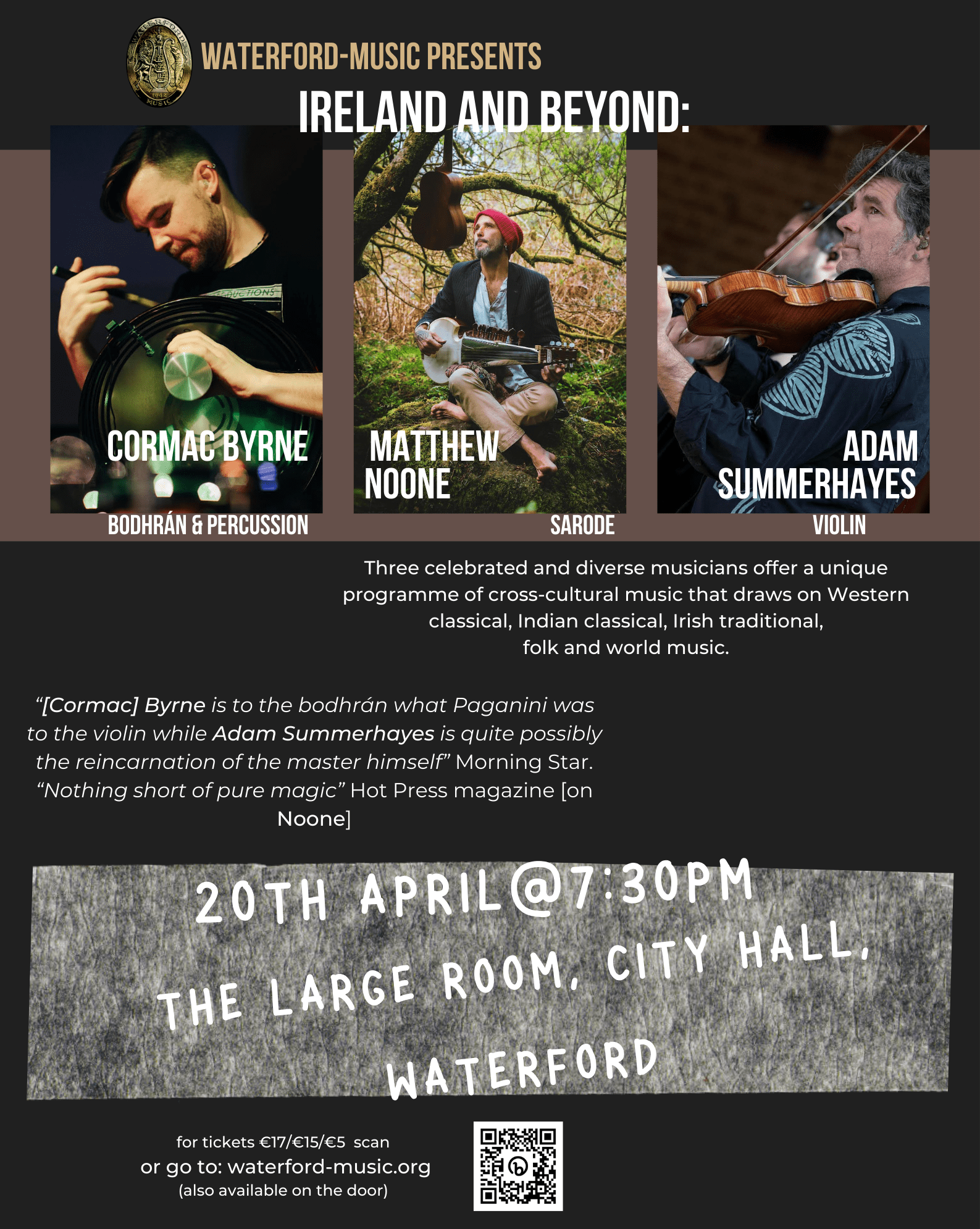 WATERFORD-MUSIC PRESENT: IRELAND AND BEYOND