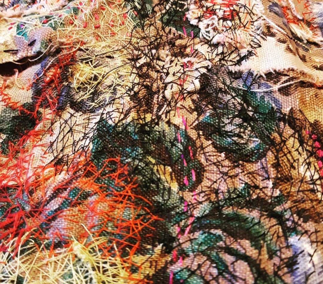 Threads & Stitches Workshop by Artist Mary Butler at GOMA