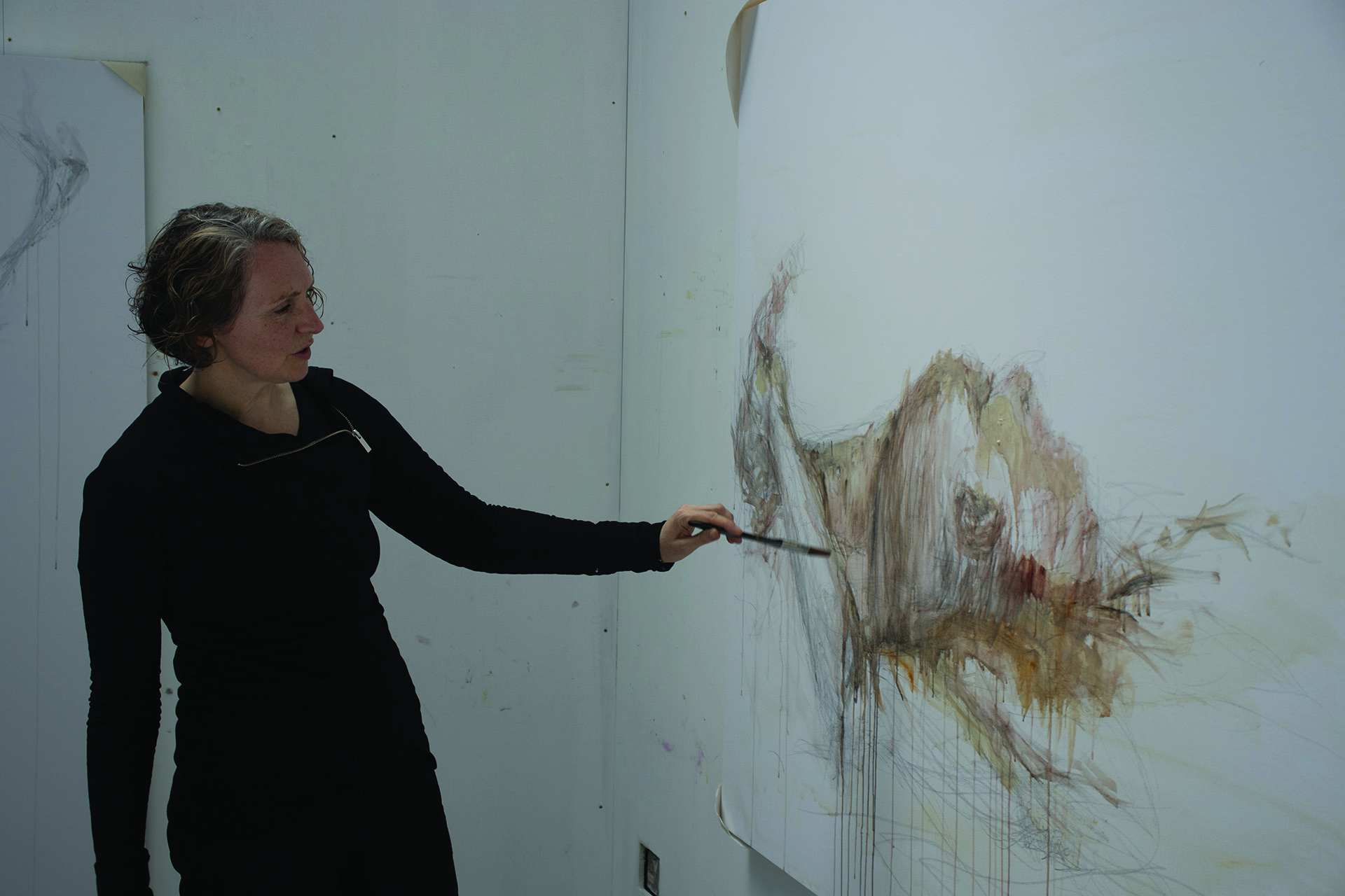 MOVEMENT PAINTING PERFORMANCE ¦ CAROLINE BOWLES AND HARU