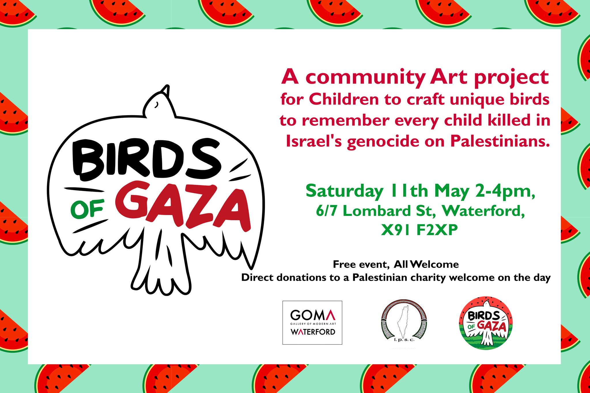 BIRDS OF GAZA COMMUNITY ART PROJECT