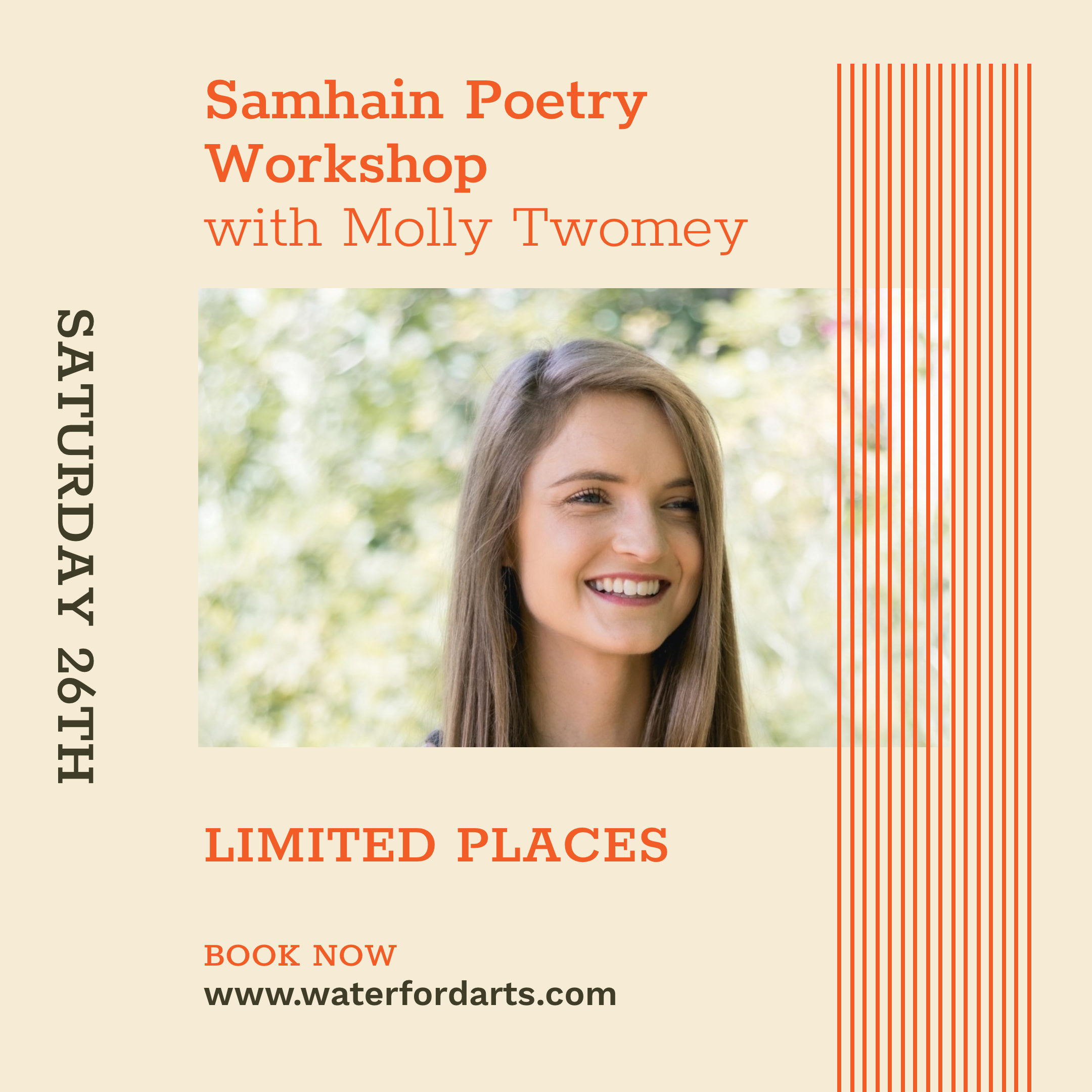 Samhain Poetry Workshop with Molly Twomey at WGOA. 26/10/2024, 14:30