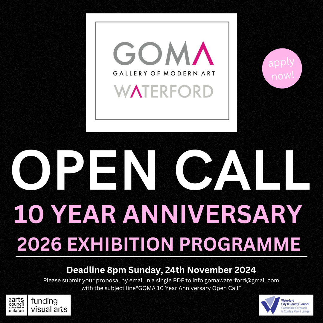 OPEN CALL FOR EXHIBITION PROPROSALS: GOMA’S 2026 PROGRAMME