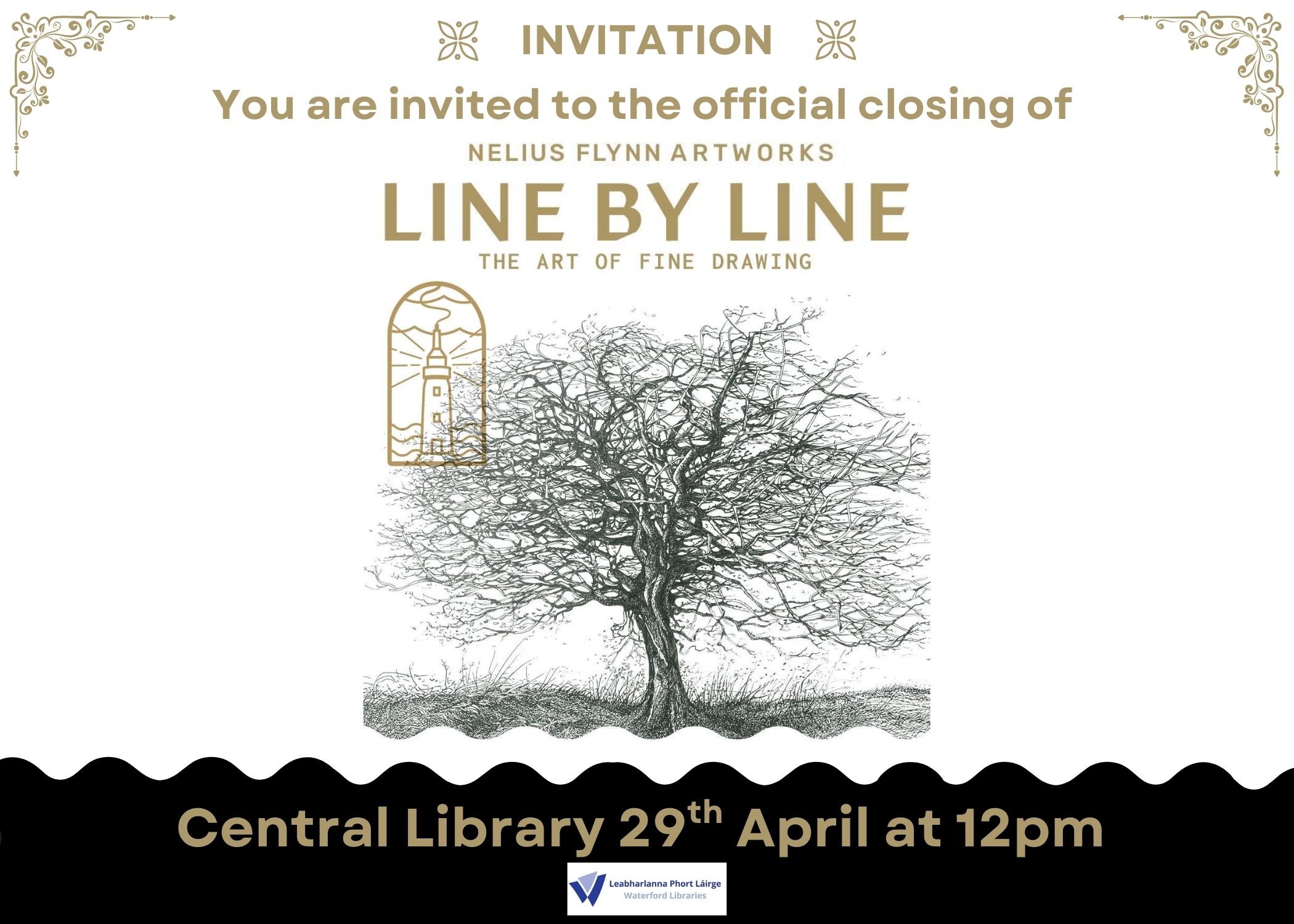 NELIUS FLYNN EXHIBITION CLOSING AT CENTRAL LIBRARY 26.04.2025 12PM