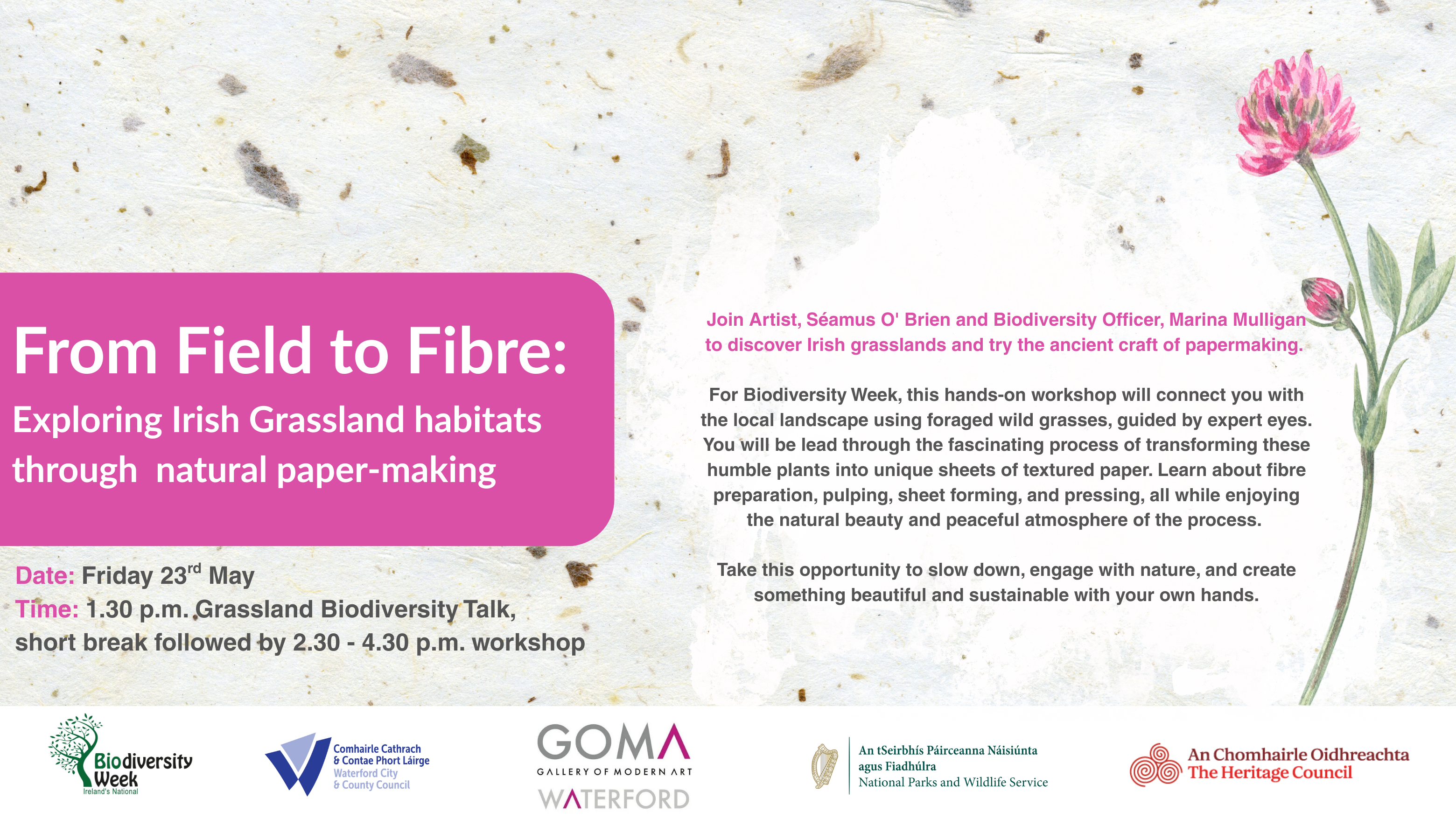 From Field to Fibre | A Natural Paper-making Workshop