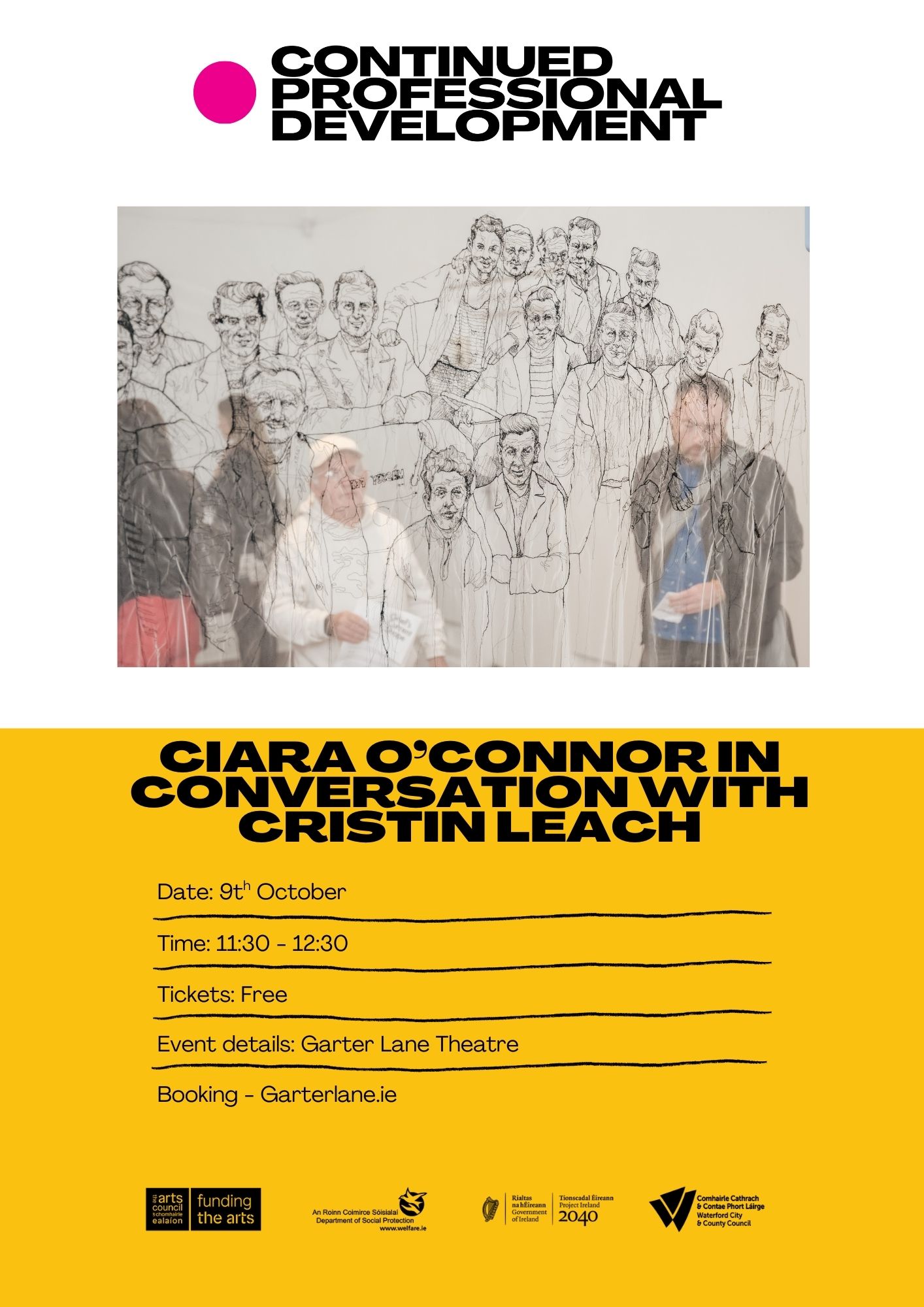 CIARA O’CONNOR AND CRISTÍN LEACH IN CONVERSATION AT GARTER LANE ARTS CENTRE