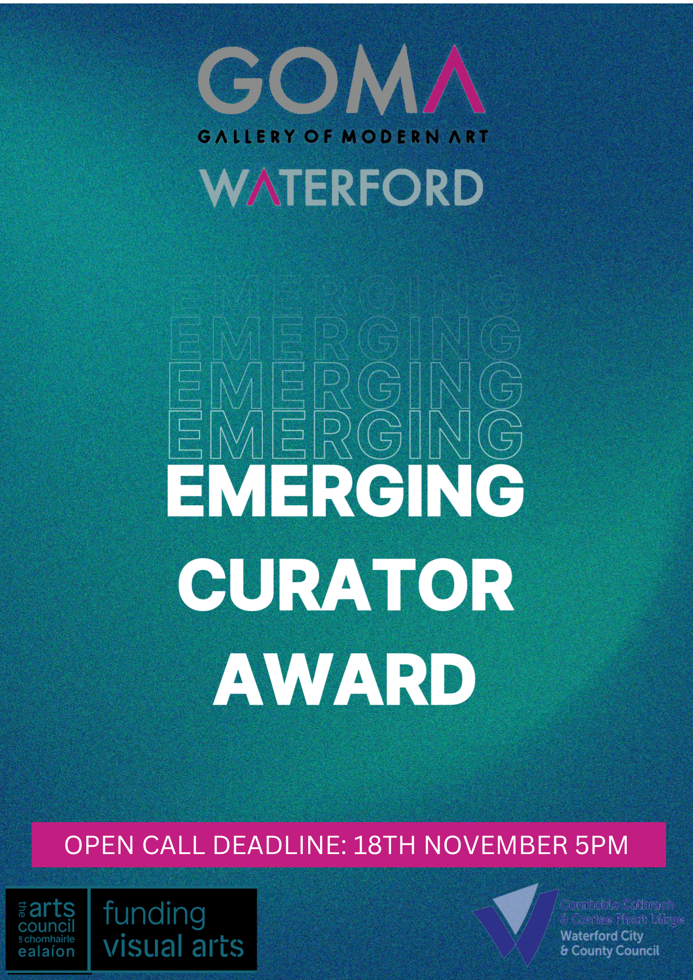 OPEN CALL: GOMA WATERFORD EMERGING CURATOR AWARD 2026 