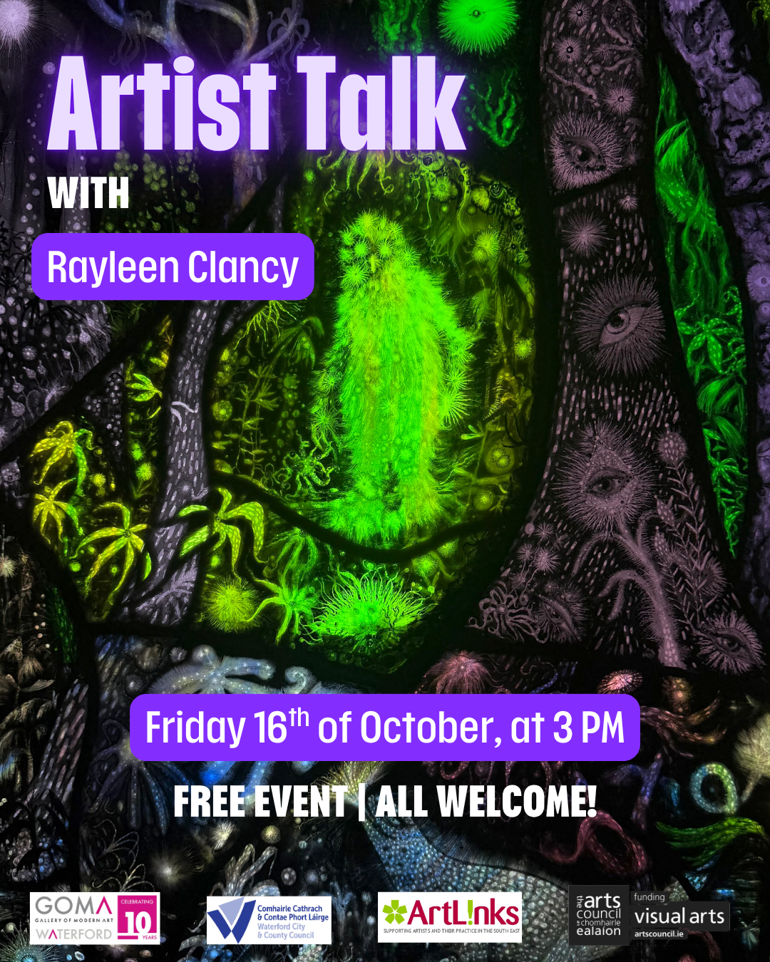 ARTIST TALK WITH RAYLEEN CLANCY ON WILD WISDOM FROM A GRÚAGACH’S LAIR